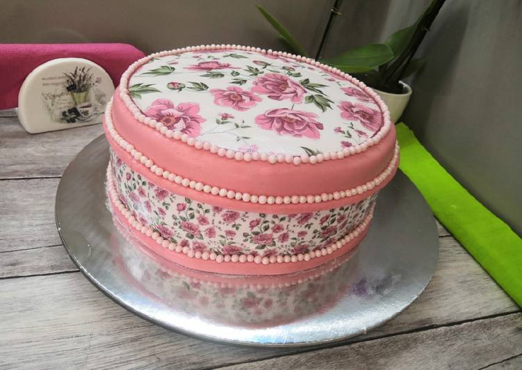 Glutén- és tejmentes málnakrémes torta recept foto