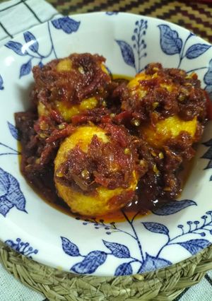 Gambar Sambal Telur Rebus