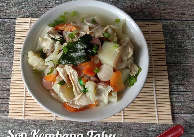 Easiest Way to Prepare Delicious Sop Kembang Tahu