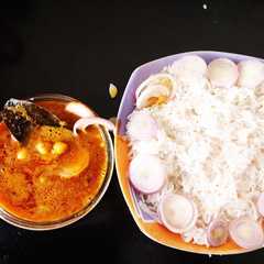 A picture of कश्मीरी छोले चावल (Kashmiri chole chawal recipe in Hindi).