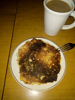 Una foto de Hot cakes de granola y banana súper fácil!