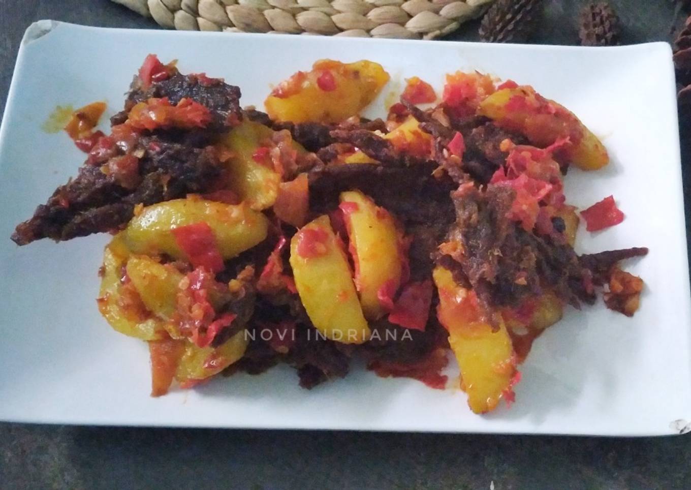 Resep Dendeng Sapi Balado Dendeng Batokok, Bikin Ngiler