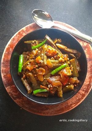 भिंडी दो प्याजा (Bhindi do pyaza recipe in hindi) रेसिपी मुख्य फोटो