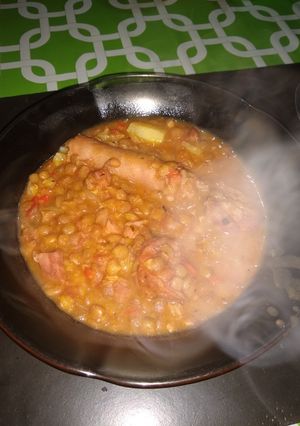 Una foto de Guiso de lentejas