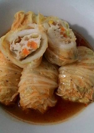 Foto resep Roll sawi putih