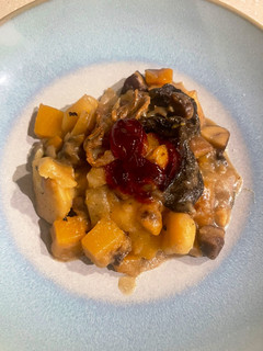 A picture of Nigel Slaters Hearty Party Veg Hot Pot.