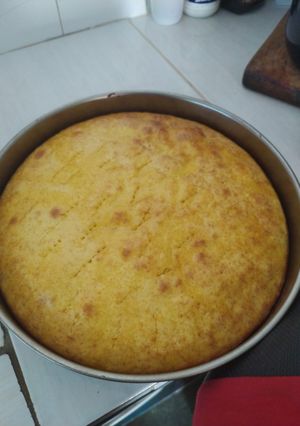 Una foto de Torta de naranja licuada