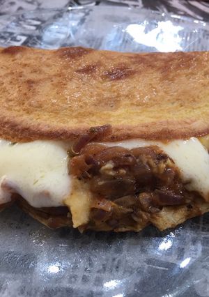 Una foto de Omelette de queso y cebolla - Light