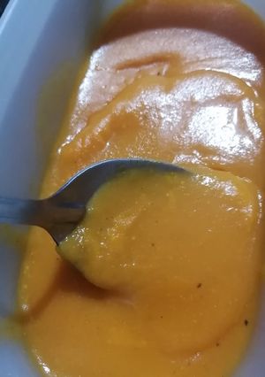 Una foto de Crema de zanahoria