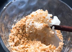 Hình của món Muối mè đậu phộng.