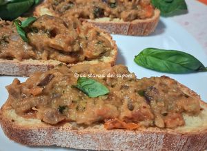 Foto di 🍞Bruschette Sfiziose con Melanzane e Mandorle 🍆🥜