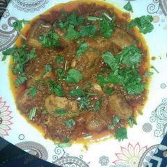 A picture of Mughlai chicken karahi.