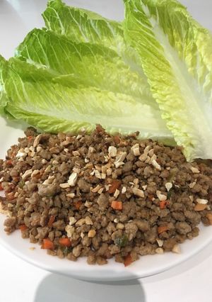 Una foto de Wraps de pollo y lechuga