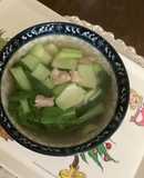Simple bok choy chicken soup