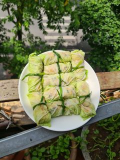 Hình của món Cải thảo cuộn ức gà 🥬.