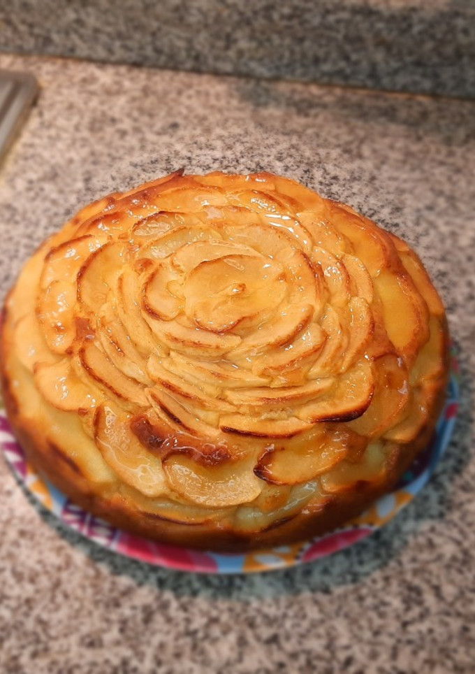 Una foto de Tarta de manzana