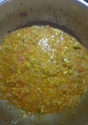 A picture of Lauki ka bharta.