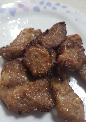 รูปของ หมูปิ้งนมสด ไร้น้ำมัน