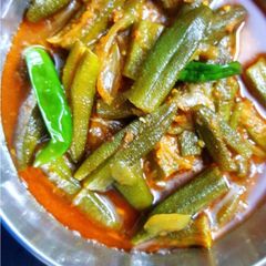 Achari bhindi A picture of Achari bhindi.