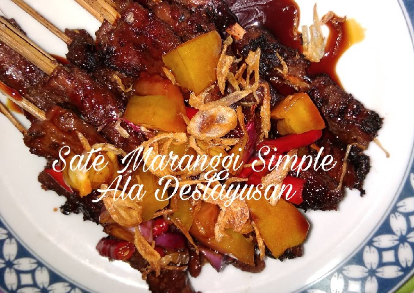 Sate Maranggi Simple