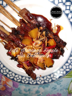 Foto resep Sate Maranggi Simple