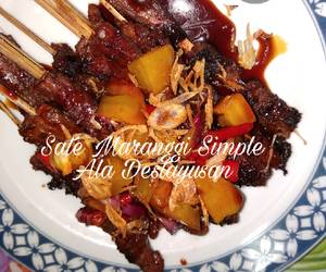 Resep mudah Sate Maranggi Simple Enak Sempurna