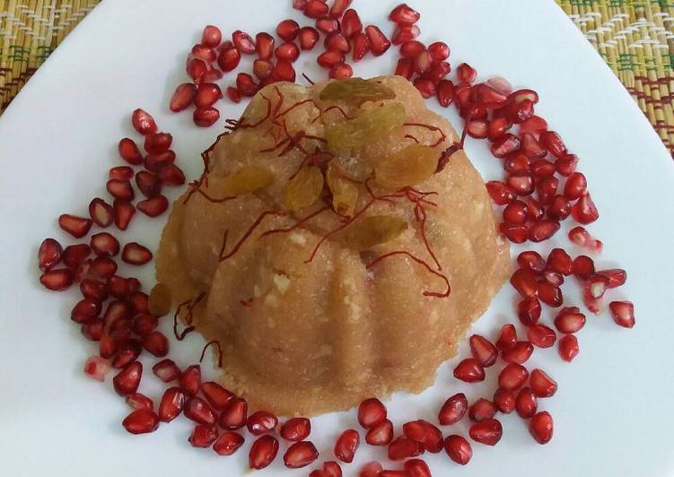 Recipe of Super Quick Homemade Paneer kesari halwa