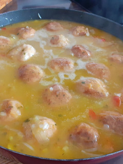 Una foto de Albóndigas en salsa de verduras