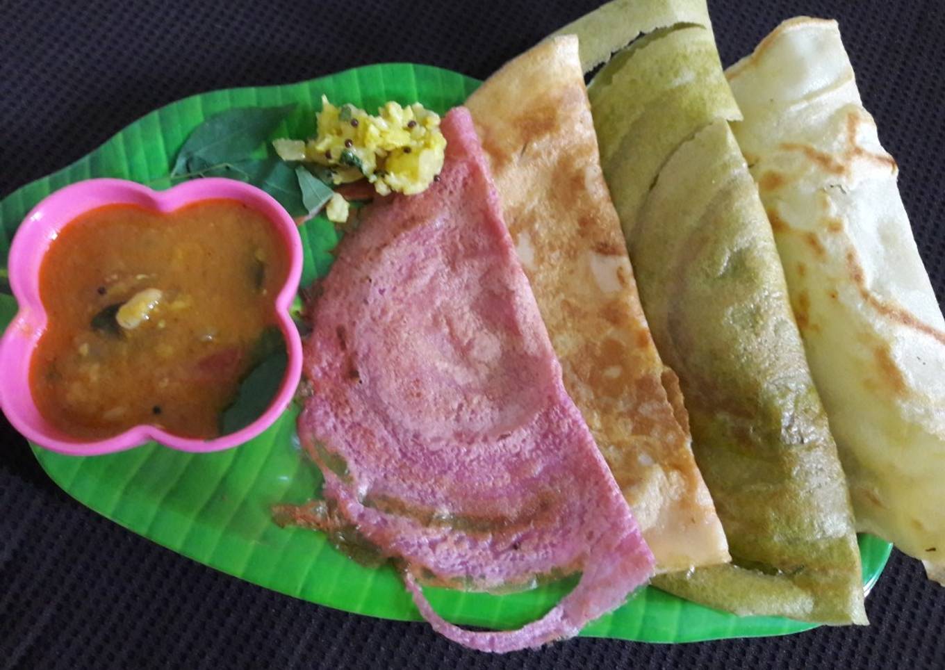 Variety of Crispy & Healthy Dosa