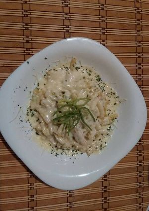 Póréhagymás tejszínes csirkemell recept fotója