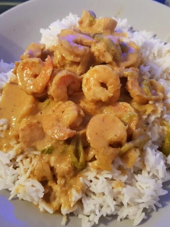 Simple Way Make Recipe My Yellow Coconut Curried Chicken &amp; king Prawns. 😀 that is  Makes Drooling, Addictive}