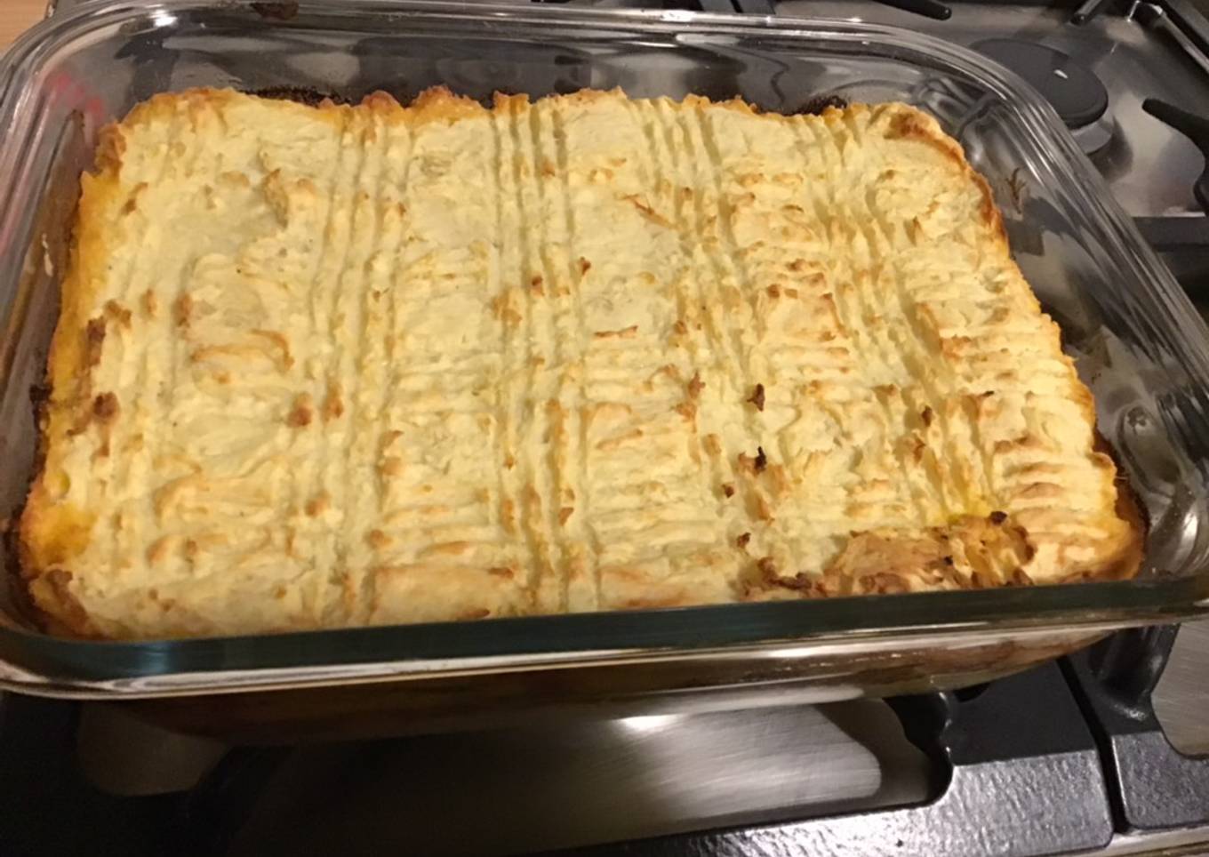 Hachis Parmentier d igname et bœuf cuisiné