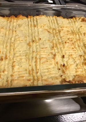 Une photo de Hachis Parmentier d igname et bœuf cuisiné