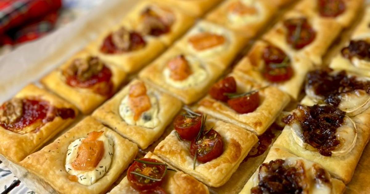 Canapés De Navidad Fáciles, Originales Y Listos En 15 Minutos Receta De ...