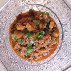A picture of Shaljum Gosht Turnip mutton.