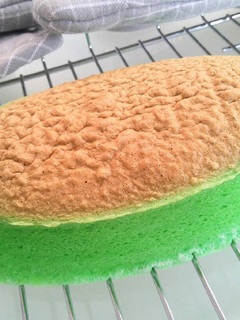 Foto resep Ogura Pandan Cake (Loyang Kecil)