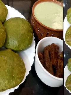 पालक पनीर पूरी (Palak Paneer Poori recipe in Hindi) रेसिपी मुख्य फोटो