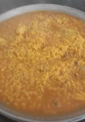Foto principal de Arroz caldoso con almejas y langostinos