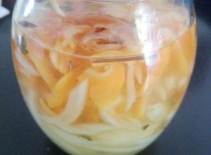 Una foto de Habaneros en vinagre de manzana