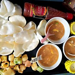 A picture of Chicken Barbecue smoke Soup.