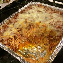 A picture of Spaghetti Casserole.