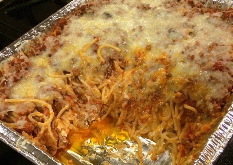 Recipe of Favorite Spaghetti Casserole