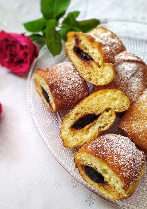 Szilvalekváros fánk 🍩 recept fotója