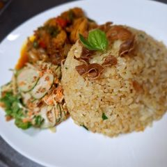 A picture of Garlic butter rice.