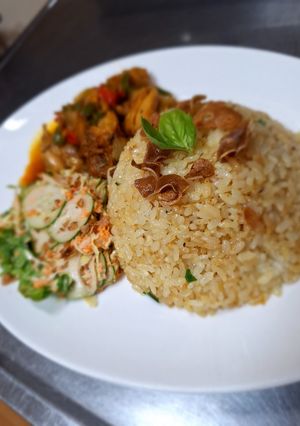 A picture of Garlic butter rice.