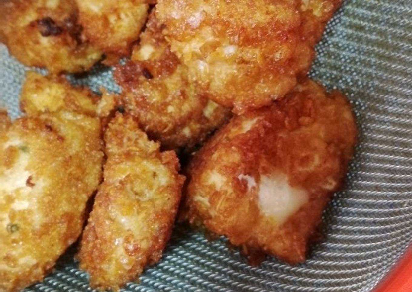 Tacos de pechuga de pollo rellenos