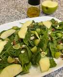 Ensalada de manzana y queso azul