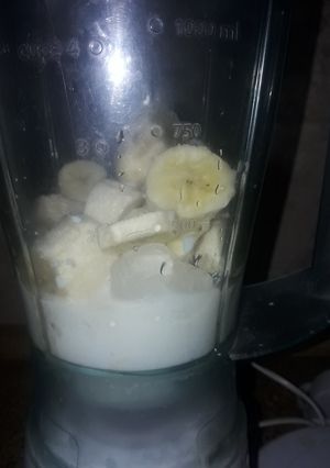 Una foto de Licuado de banana