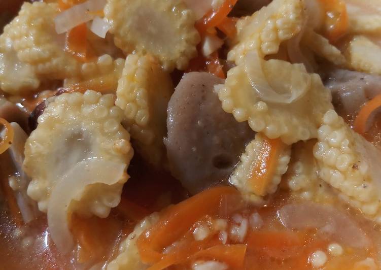 Resep Tumis putren,wortel,bakso🌽 Lezat