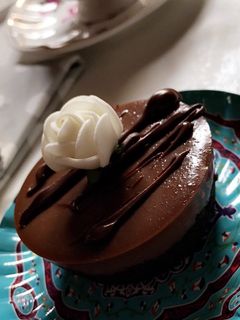 صورة لوصفة موس الشوكولاته 🍨.